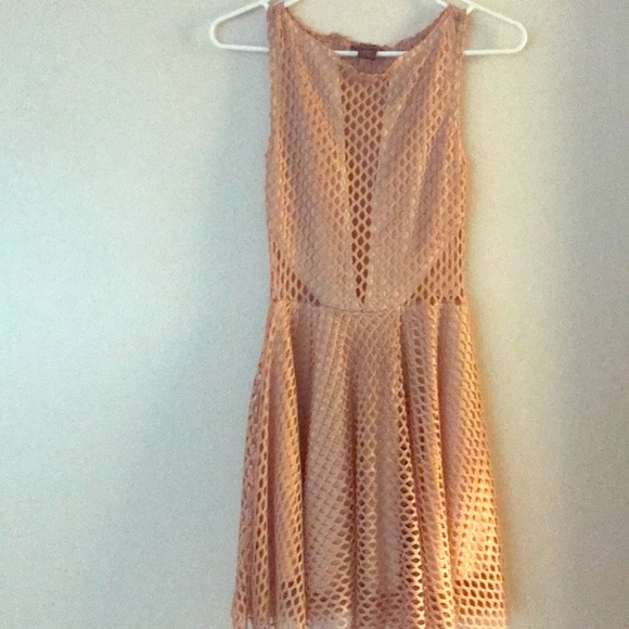 Gold Mini Dress - Picture 1 of 7